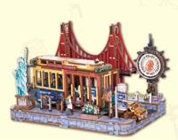 PlayfulMario Cable Car DangDang met verlichting 203 onderdelen Modelbouw