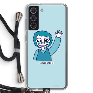 Zwaai: Samsung Galaxy S21 FE Transparant Hoesje met koord