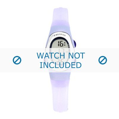 Calypso horlogeband K6018-2 Rubber Violet