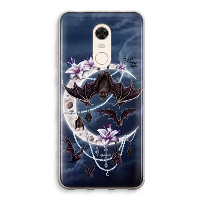 Vleermuizen Maan: Xiaomi Redmi 5 Transparant Hoesje