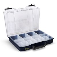 raaco CarryLite 55 4x8-0/DL Blauw Polycarbonaat (PC), Polypropyleen (PP) - thumbnail