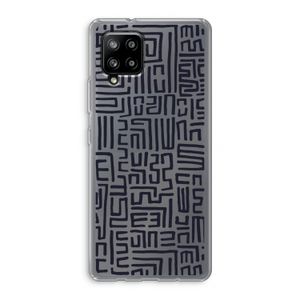 Moroccan Print: Samsung Galaxy A42 5G Transparant Hoesje