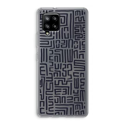 Moroccan Print: Samsung Galaxy A42 5G Transparant Hoesje