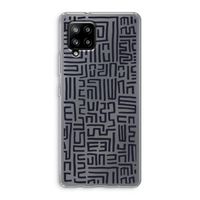 Moroccan Print: Samsung Galaxy A42 5G Transparant Hoesje
