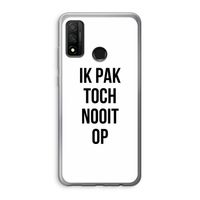 Ik pak nooit op: Huawei P Smart (2020) Transparant Hoesje