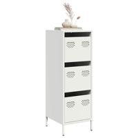 Hoge kast 39x35x103,5 cm staal zwart