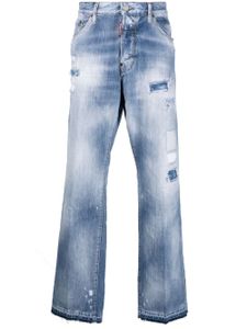 DSQUARED2 jean ample à taille basse - Bleu