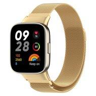 Milanese bandje - Goud - Xiaomi Redmi Watch 3 Milanese bandje - Goud - Xiaomi Redmi Watch 3
