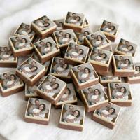 Chocolade bonbons met foto