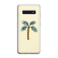 Palmboom: Samsung Galaxy S10 4G Transparant Hoesje