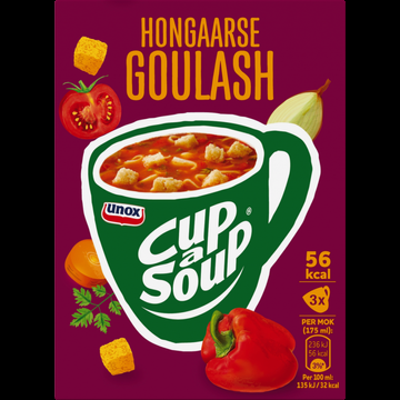Unox CupaSoup Hongaarse Goulash 3 x 175ml bij Jumbo