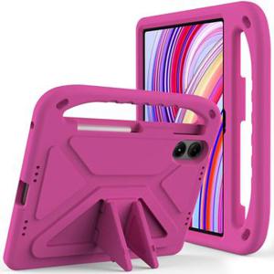 Xiaomi Redmi Pad Pro Schokbestendig Hoesje voor Kinderen - Hot Pink