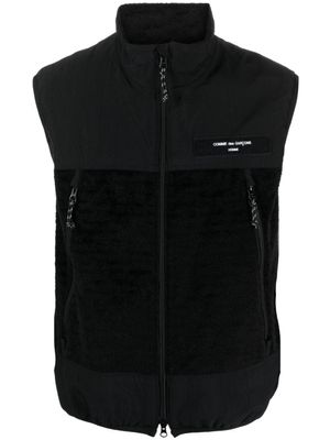 Comme des Garçons Homme veston matelassé à fermeture zippée - Noir