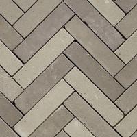 Gebakken waalformaat hollandse streken getrommeld Grijs Twents 5x20x6 cm - Gardenlux