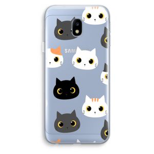 Katten: Samsung Galaxy J3 (2017) Transparant Hoesje