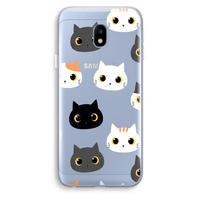 Katten: Samsung Galaxy J3 (2017) Transparant Hoesje