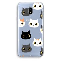 Katten: Samsung Galaxy J3 (2017) Transparant Hoesje