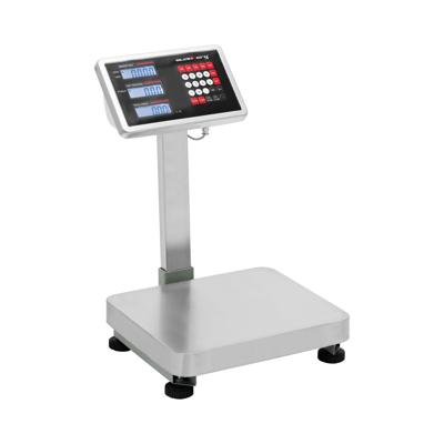 Controle weegschaal - 60 kg / 0,005 kg - 29 x 34 cm - 3 LCD-schermen hoog