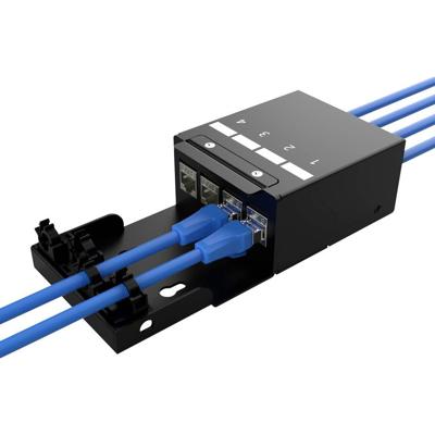 Digitus DN-93708-4 RJ45-moduledrager Keystone Zonder connectoren 1 stuk(s)