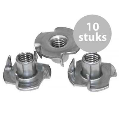 Adam Hall M6 Inslagmoer (10 stuks)