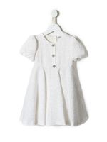 Dolce & Gabbana Kids robe à fleurs - Blanc