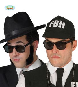 Bril zwart Blues Brothers