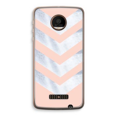 Marmeren pijlen: Motorola Moto Z Force Transparant Hoesje
