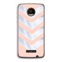 Marmeren pijlen: Motorola Moto Z Force Transparant Hoesje