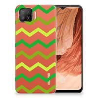 OPPO A73 4G | TPU bumper | Zigzag Groen