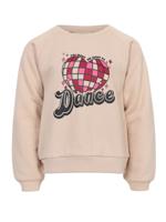 LOOXS Little winter sweater meisjes - beige - lurex LOOXS Little winter sweater meisjes - beige - lurex