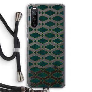 Moroccan tiles: Sony Sony Xperia 10 III Transparant Hoesje met koord