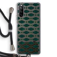 Moroccan tiles: Sony Sony Xperia 10 III Transparant Hoesje met koord
