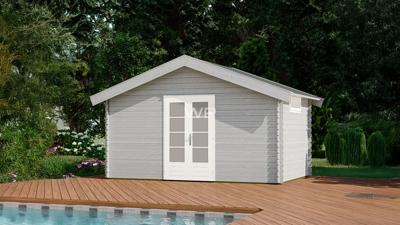 Woodpro Blokhut/Tuinhuis Oetelaar 450x300 cm- Zadeldak- Hout- Woodpro