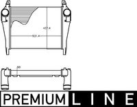 Intercooler, inlaatluchtkoeler CI267000P