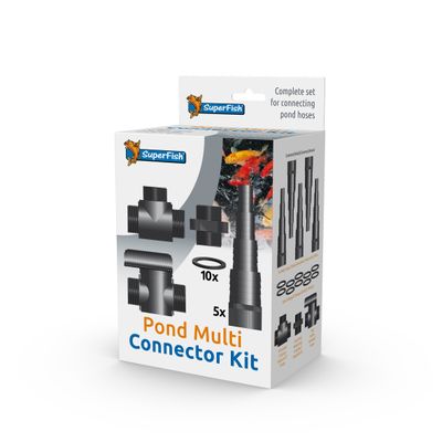 Superfish Vijverslang Multi Aansluit Set - Universele Koppeling - Ø20/25/32/40mm Kit