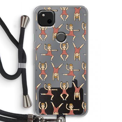 Gymboys: Pixel 4a Transparant Hoesje met koord