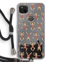 Gymboys: Pixel 4a Transparant Hoesje met koord