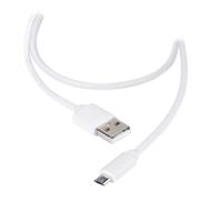Vivanco USB-kabel USB 2.0 USB-A stekker, USB-micro-B stekker 1.20 m Wit 36252 - thumbnail
