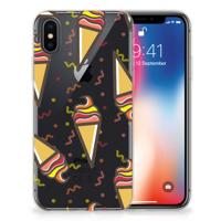 Apple iPhone X | Xs | Siliconen Case | Icecream
