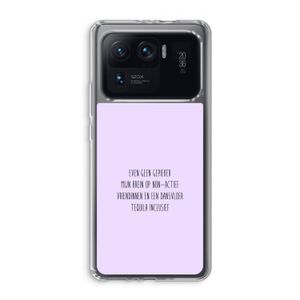 Tequila: Xiaomi Mi 11 Ultra Transparant Hoesje