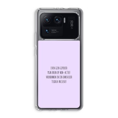 Tequila: Xiaomi Mi 11 Ultra Transparant Hoesje