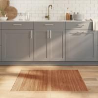 VidaXL Vloerkleed rechthoekig 80x100 cm bamboe bruin