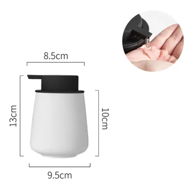 CeramiLux 300ml Luxe Keramische Zeepdispenser - Voor Zeep, Shampoo, Conditioner of Lotion