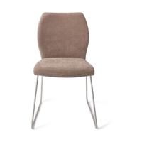 Jesper Home Ikata eetkamerstoel Mocha Mist slide steel