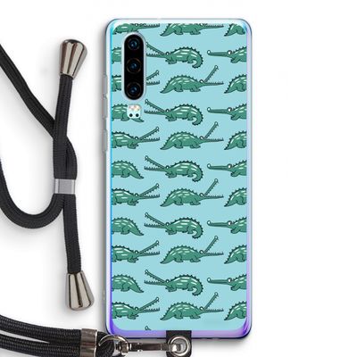 Kroko: Huawei P30 Transparant Hoesje met koord