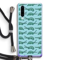 Kroko: Huawei P30 Transparant Hoesje met koord