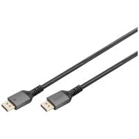 Digitus DB-340201-020-S DisplayPort-kabel DisplayPort Aansluitkabel DisplayPort-stekker 2 m Zwart Afgeschermd (drievoudig), Flexibel, Halogeenvrij, Rond - thumbnail