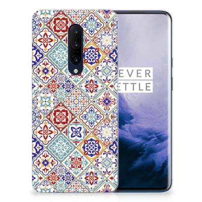 OnePlus 7 Pro | TPU | Siliconen hoesje | Tiles Color OnePlus 7 Pro | TPU | Siliconen hoesje | Tiles Color