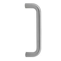 Hardbrass Voordeurgreep beugel rond handgreep 320x85x30 mm - RVS