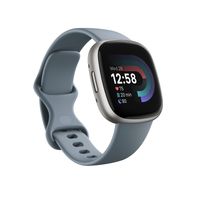 Fitbit Versa 4 Zilver/Blauw - thumbnail